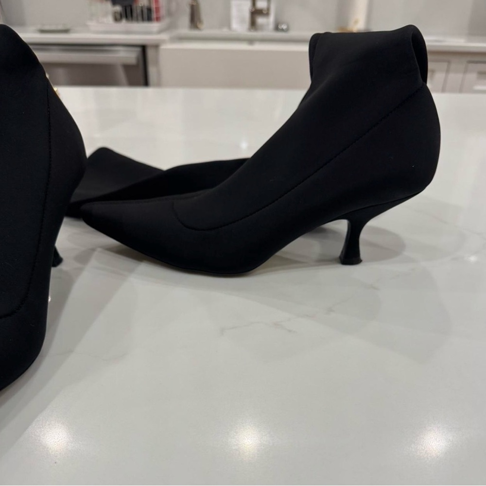 KHAITE Black Leather Sole Boots - Picture 2 of 3